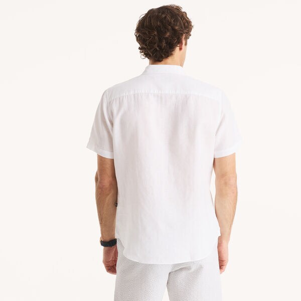 Short-Sleeve Linen Deck Shirt
