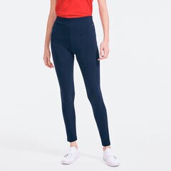 SOLID BRAND ICON LEGGING,Stellar Blue Heather,large