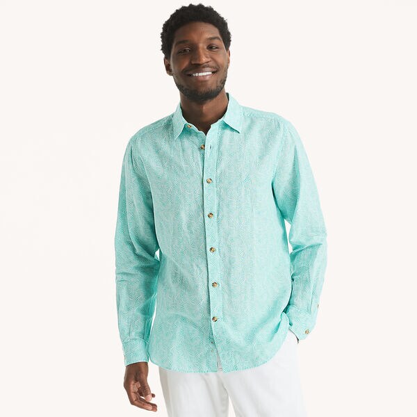 Printed Linen Shirt