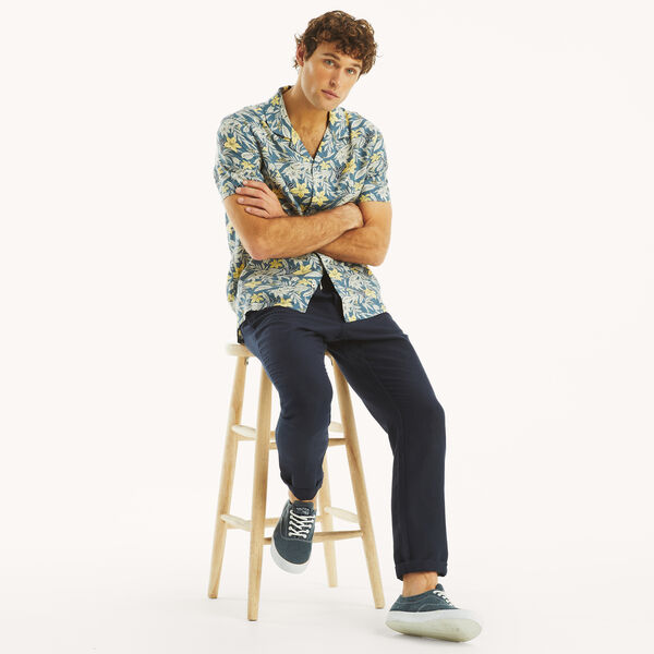 Linen Drawstring Pant