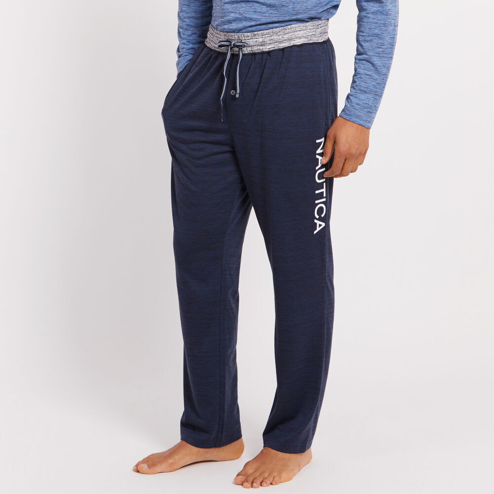 Logo Space Dye Lounge Pants,Navy,large