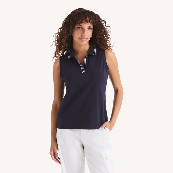 Sleeveless Deck Polo