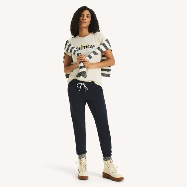 Foil Floral Logo Graphic T-Shirt