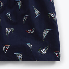 PRINTED COTTON BOXERS, 3-PACK,Azure Blue,large
