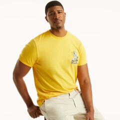 Big & Tall Getting Tipsy Graphic T-Shirt,Lemon Chrome,large
