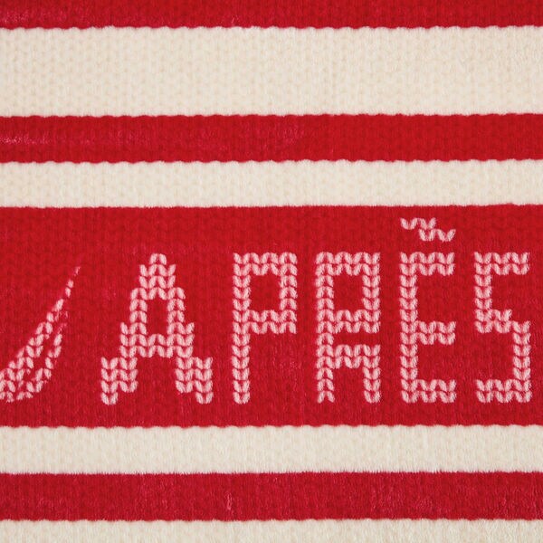 Apr&eacute;s Ski Red Stripe Full/Queen Blanket