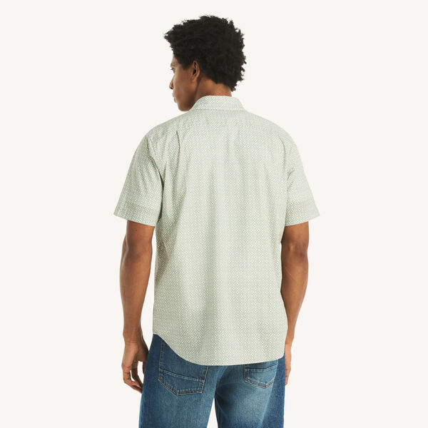 Printed Short-Sleeve Classic Fit Shirt
