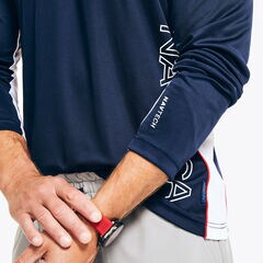 NAVTECH RASH GUARD,Navy,large