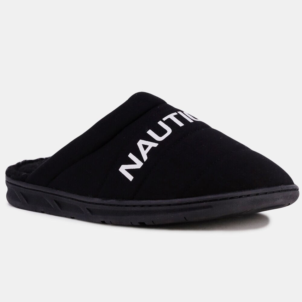 LOGO JERSEY SLIPPER,Black,large
