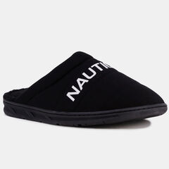 LOGO JERSEY SLIPPER,Black,large
