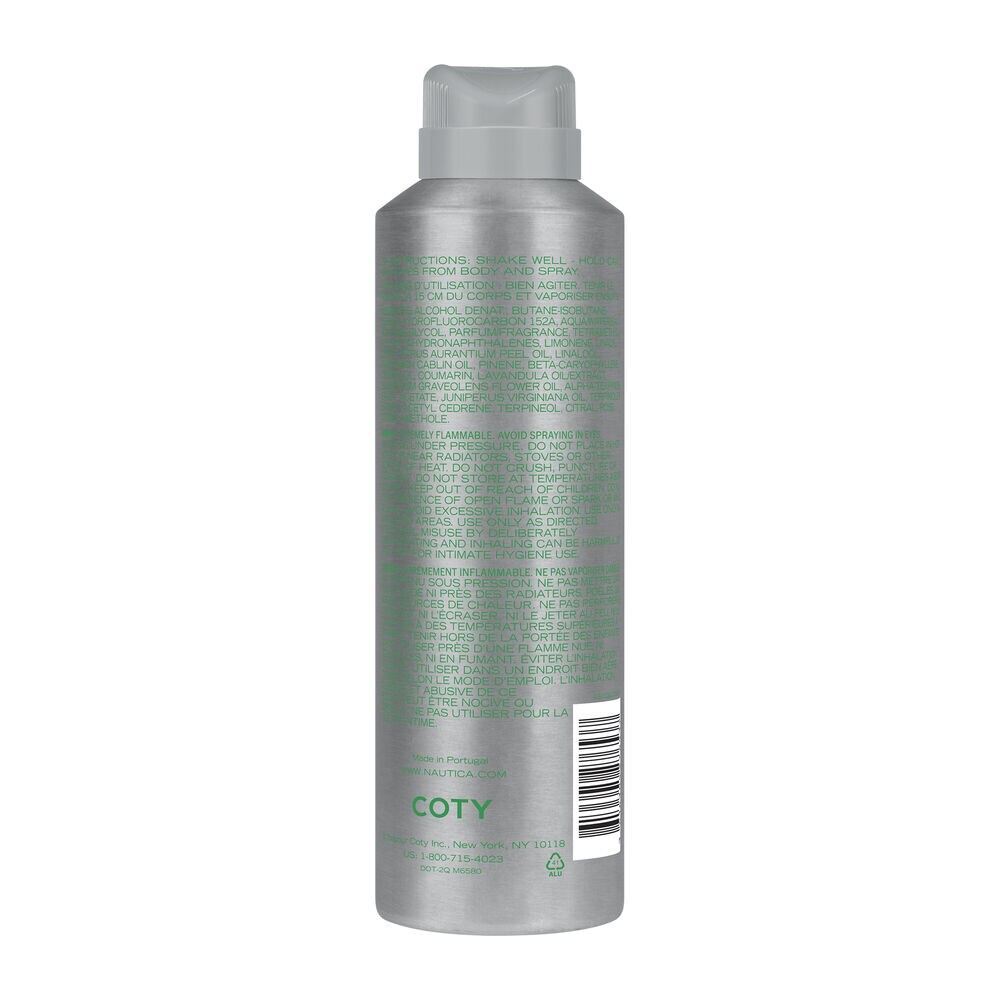 Nautica Green Deodorant Body Spray,Multi,large