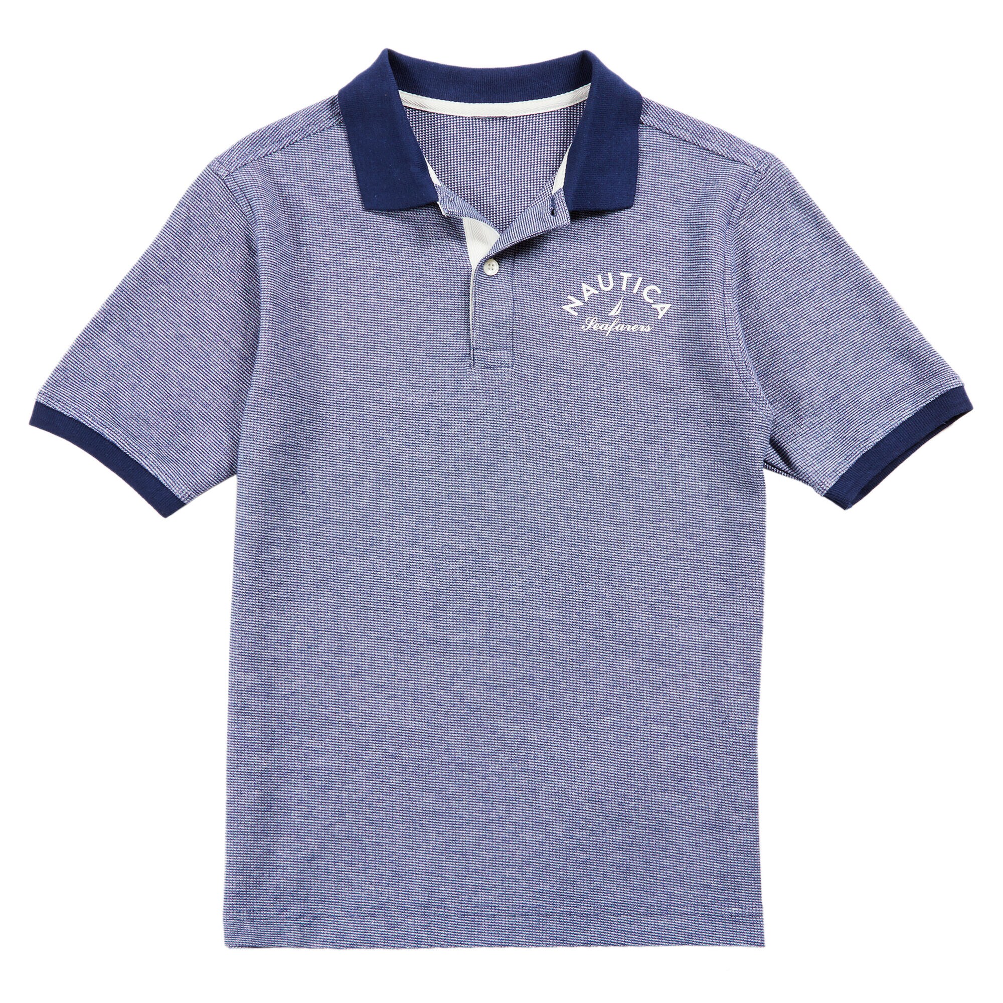 Little Boys' Classic Fit Logo Polo Shirt (4-6),Stormy Blue Wash,large