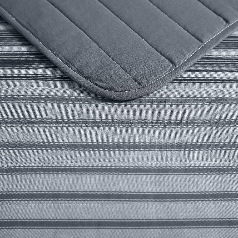 COVESIDE KING REVERSIBLE QUILT AND SHAM SET,Heather,large