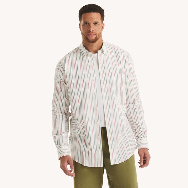 Big & Tall Striped Oxford Shirt