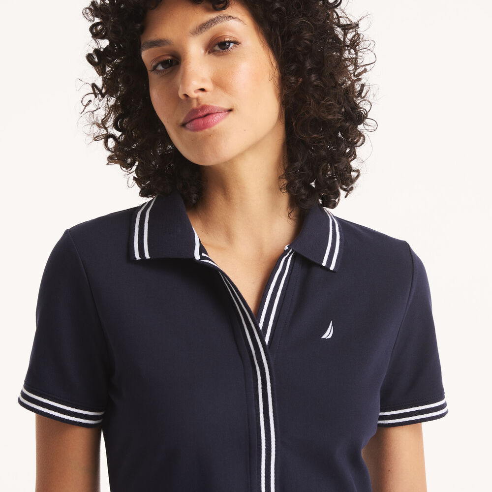 Deck Polo Dress,Navy,large