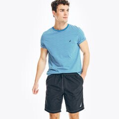 8" BIG & TALL QUICK-DRY SWIM,True Black,large