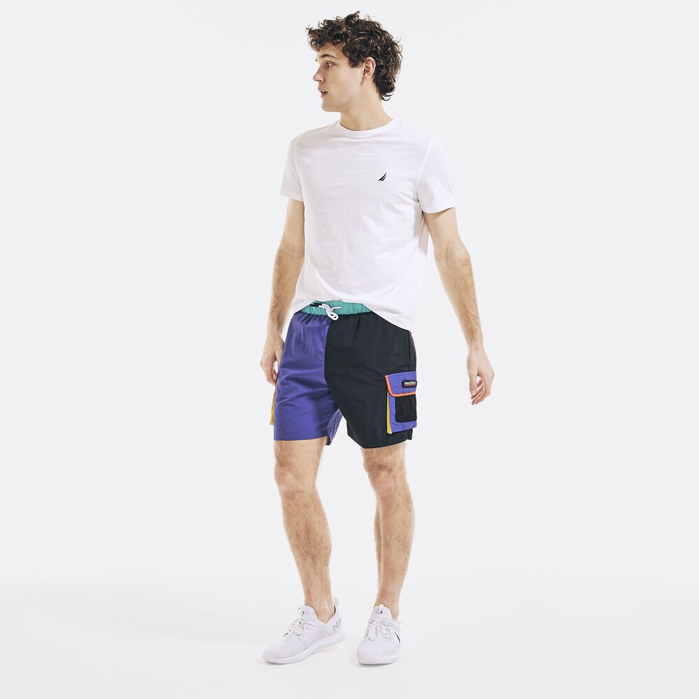 COMPETITION 6" COLORBLOCK SWIM SHORT,Ocean Violet,large
