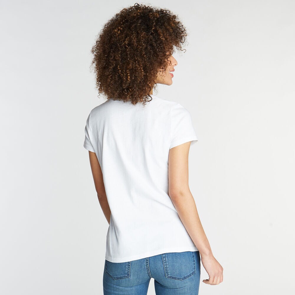CLASSIC FIT SCOOP NECK T-SHIRT IN '83 GRAPHIC,Bright White,large