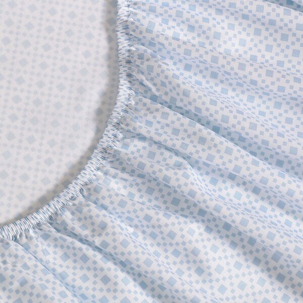 Annie Geo Blue Twin Sheet Set