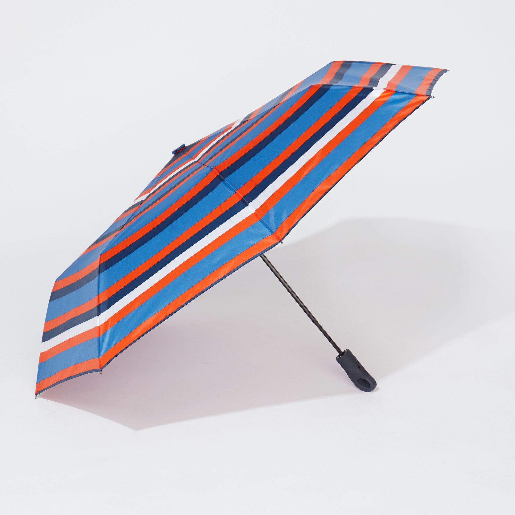 MULTICOLOR STRIPE UMBRELLA,Orange,large
