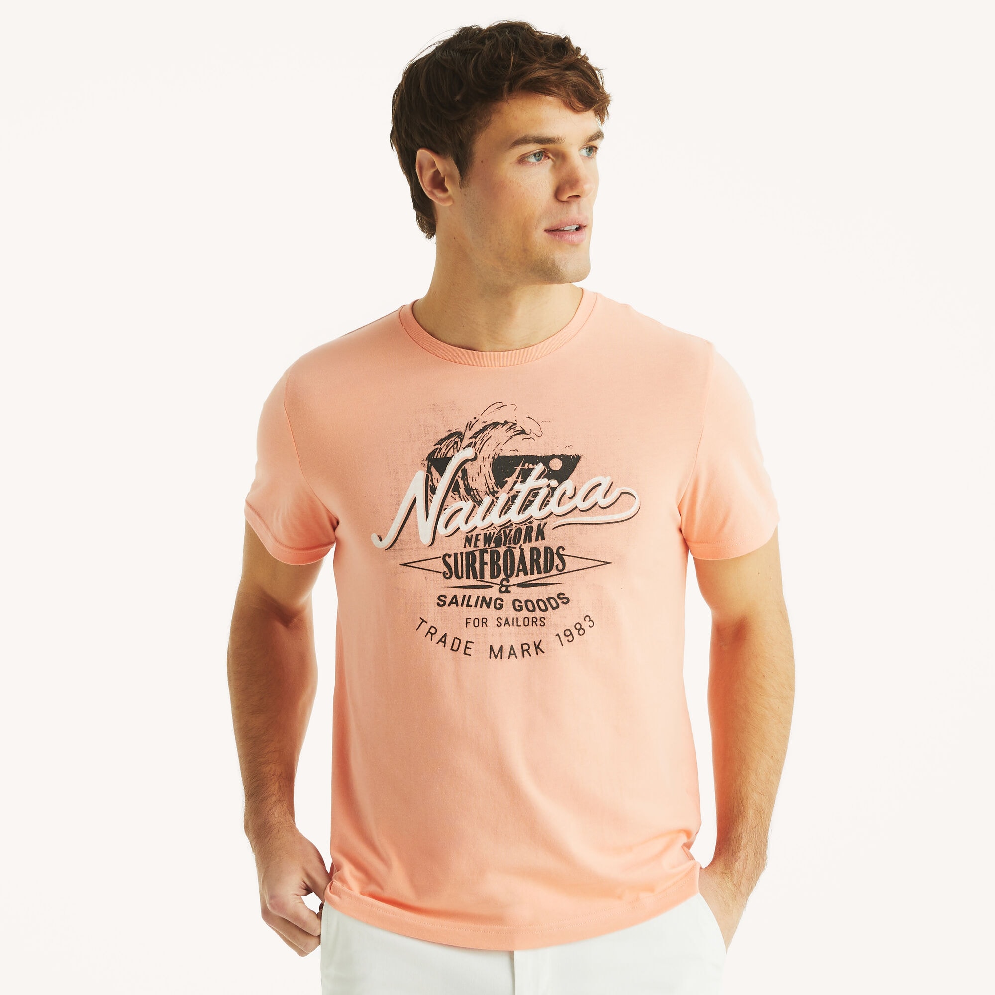 Surfboards Graphic T-Shirt,Rustic Sunset Heather,large