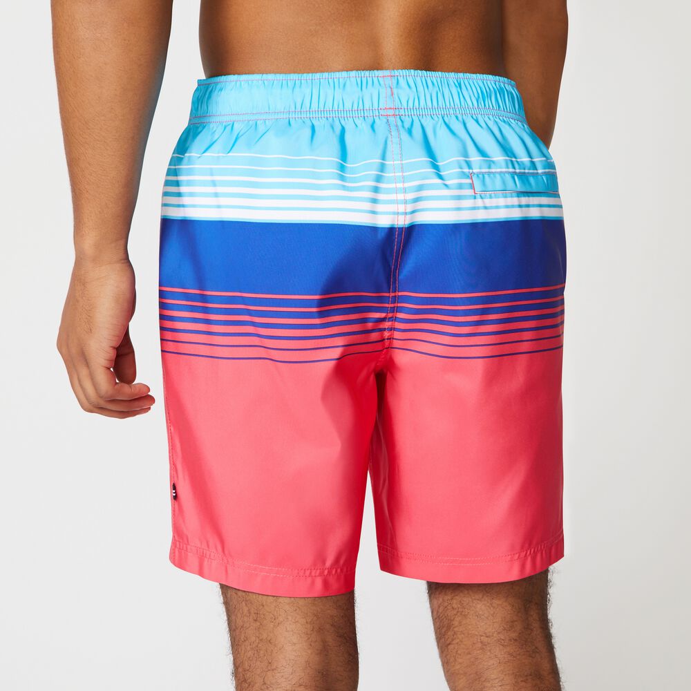 8" PERFORMANCE STRIPE SWIM,Persian Red,large