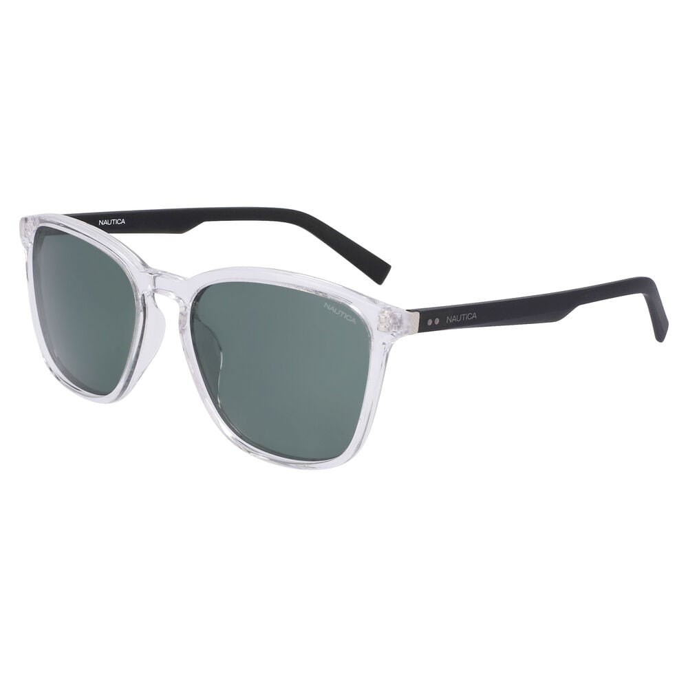 STYLE CAPTAIN SQUARE SUNGLASSES,Light Wash Distress,large