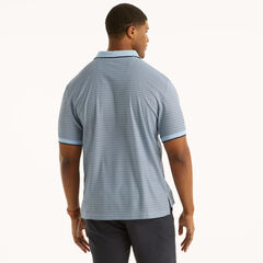 Big & Tall Classic Fit Golf Print Polo,Azure Blue,large