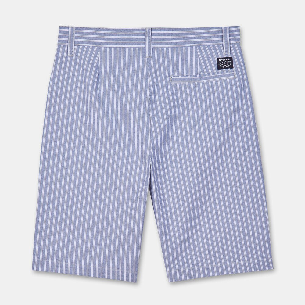 LITTLE BOYS' TREYLOR STRIPED SHORTS (4-7),Pure Deep Sea Wash,large