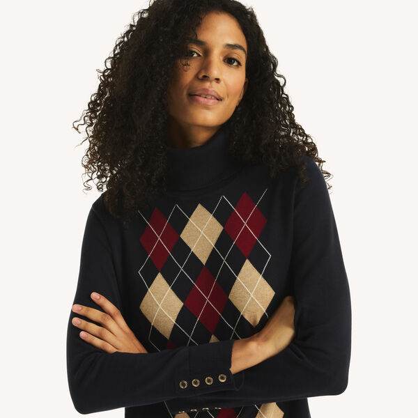 Argyle Sweater Dress