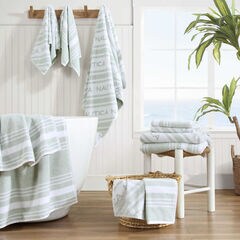 Windward Green 6-Piece Towel Set,Cargo Green,large