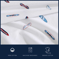 High Surf King Sheet Set,Blue Depths,large
