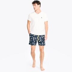 Sustainably Crafted 6" Heritage Flag Quick-Dry Swim,Navy,large