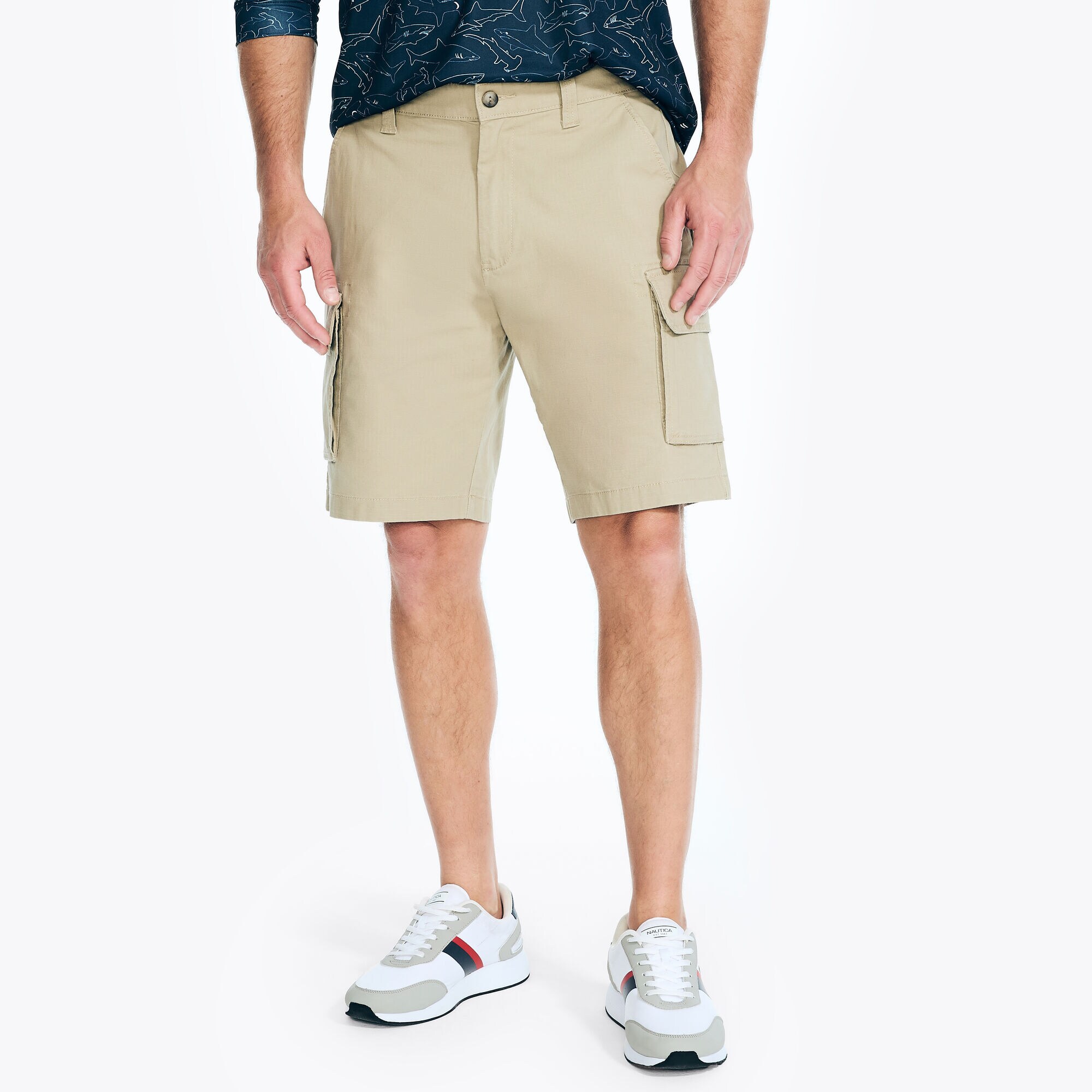 9.5" NAVIGATOR STRETCH CARGO SHORT,Beachsand,large
