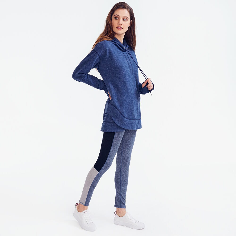 COLORBLOCK PERFORMANCE LEGGING,Surf Water Wash,large