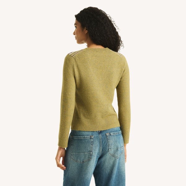 Striped V-Neck Sweater