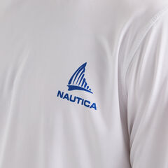 Nautica OTF Long-Sleeve UPF 50+ Shirt,Antique White Wash,large