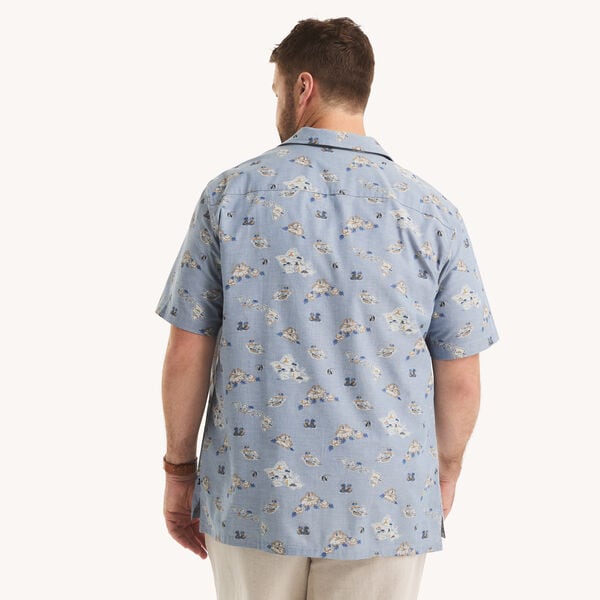 Big & Tall Printed Short-Sleeve Shirt