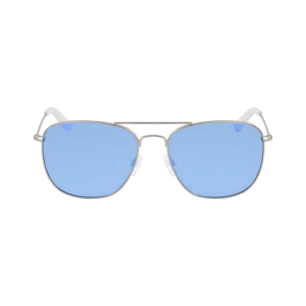 Navigator Sunglasses with Silver Frame,Castlerock Grey,large