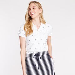 KNIT SKIRT IN STRIPE,Stellar Blue Heather,large