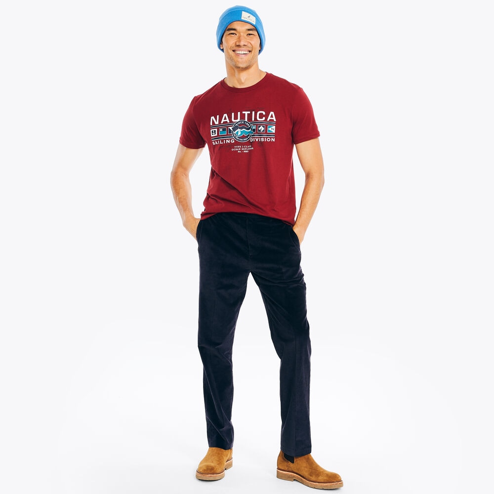 Sailing Division Graphic T-Shirt,Melonberry,large