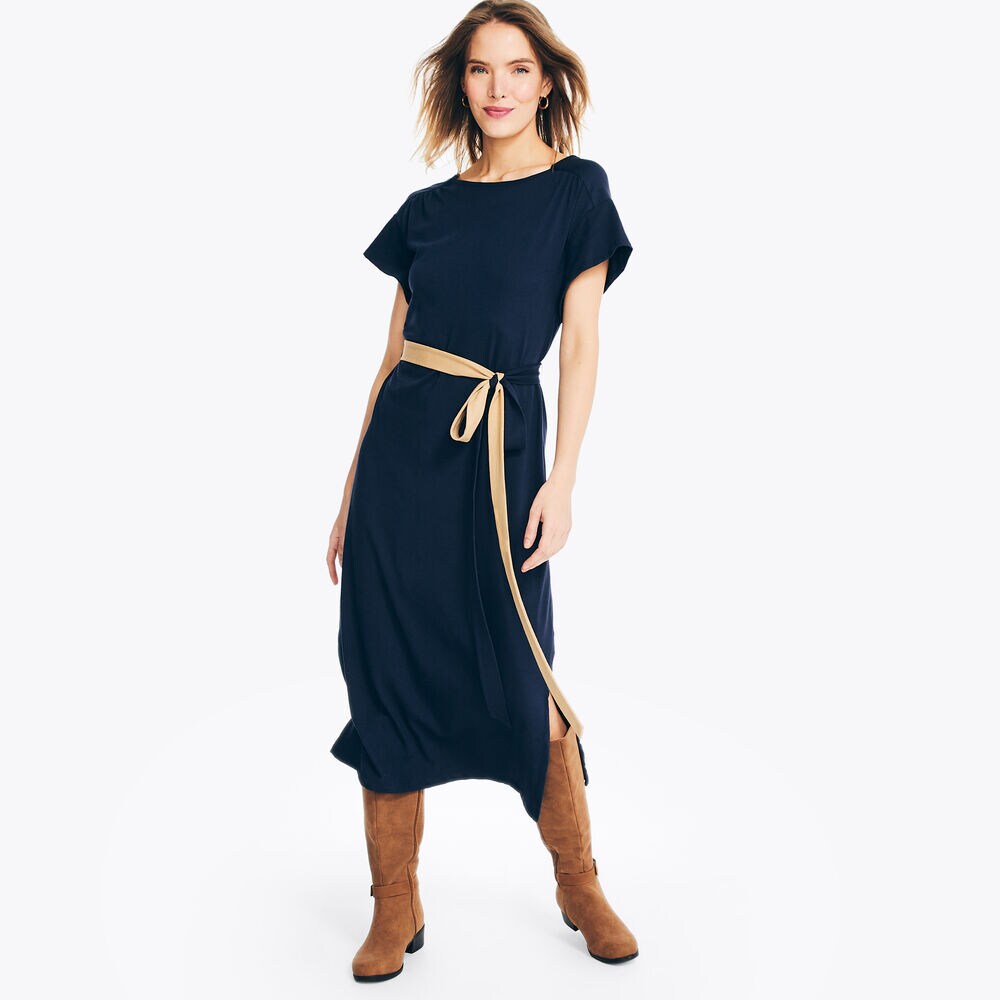 Criss-Cross Dress,Stellar Blue Heather,large
