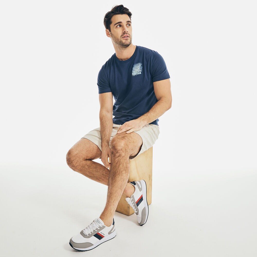 ISLAND HOPS GRAPHIC T-SHIRT,J Navy,large