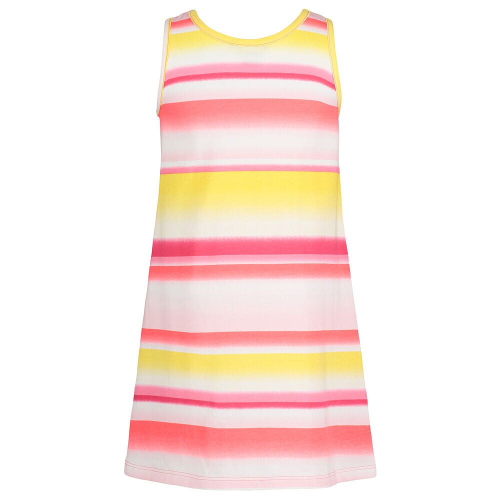 GIRLS' OMBRE-STRIPE TANK DRESS (7-16),Red Skies,large