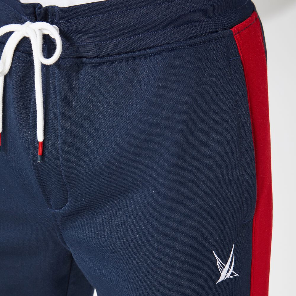 COLORBLOCK SIDE PANEL JOGGER,Navy,large