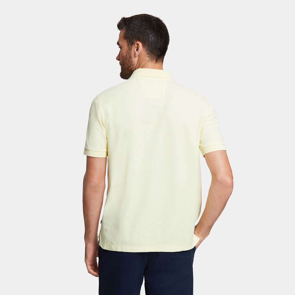 BIG & TALL STRETCH MESH POLO,French Vanilla,large