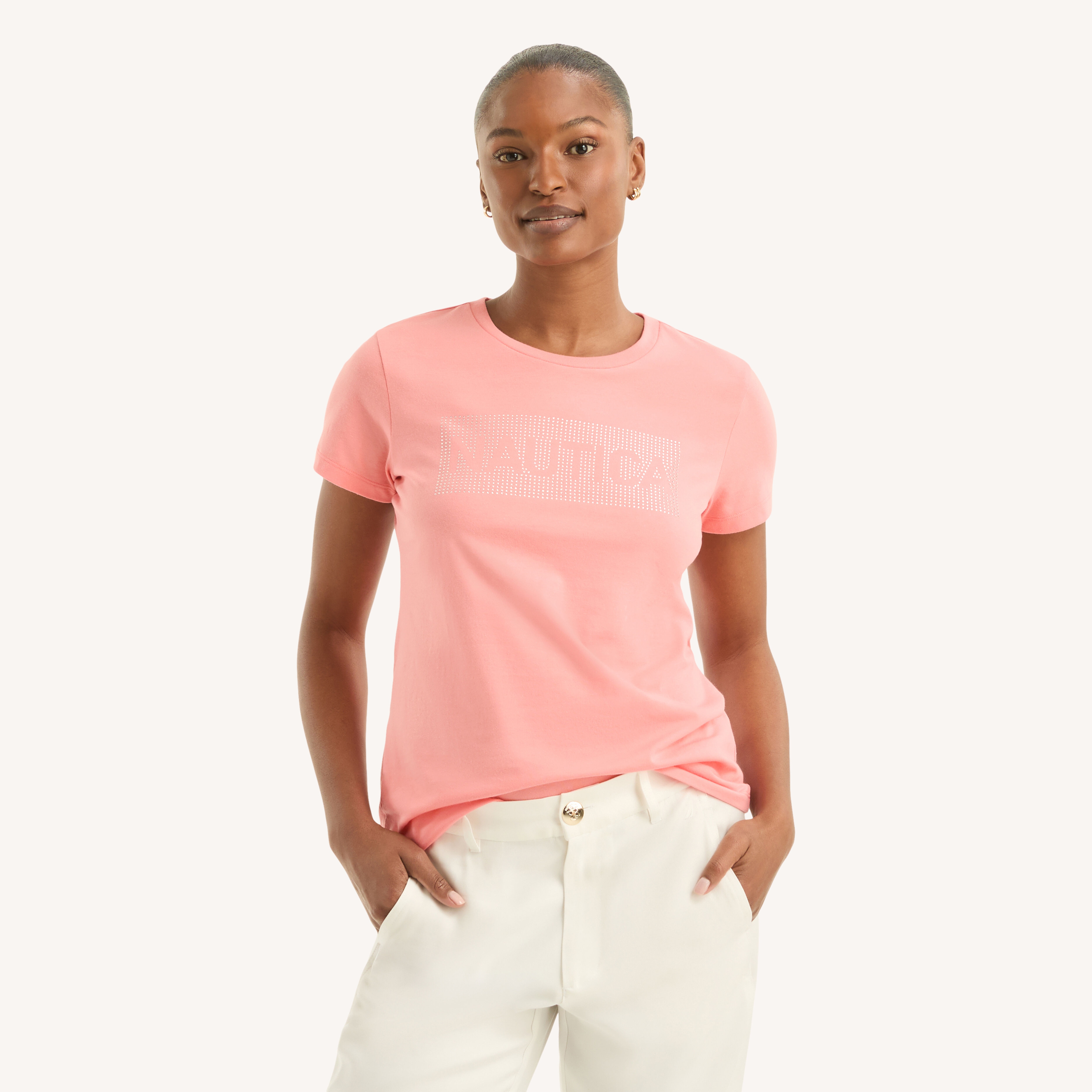 Sailing Club Glitter Graphic T-Shirt | Nautica