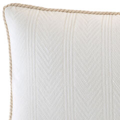 SAYBROOK DECORATIVE PILLOW,White Cap,large
