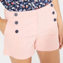 4" Stretch Twill Sailor Short,Fancytail Fuschia,large