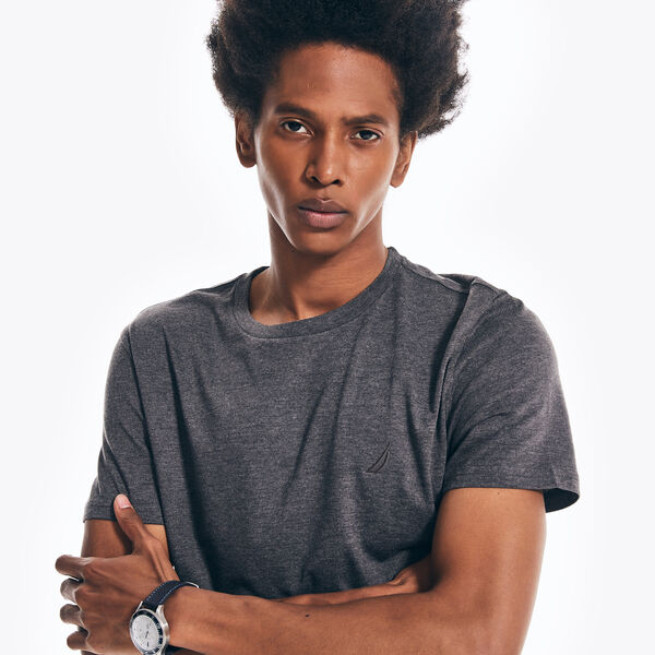 Heather Crewneck Deck T-Shirt